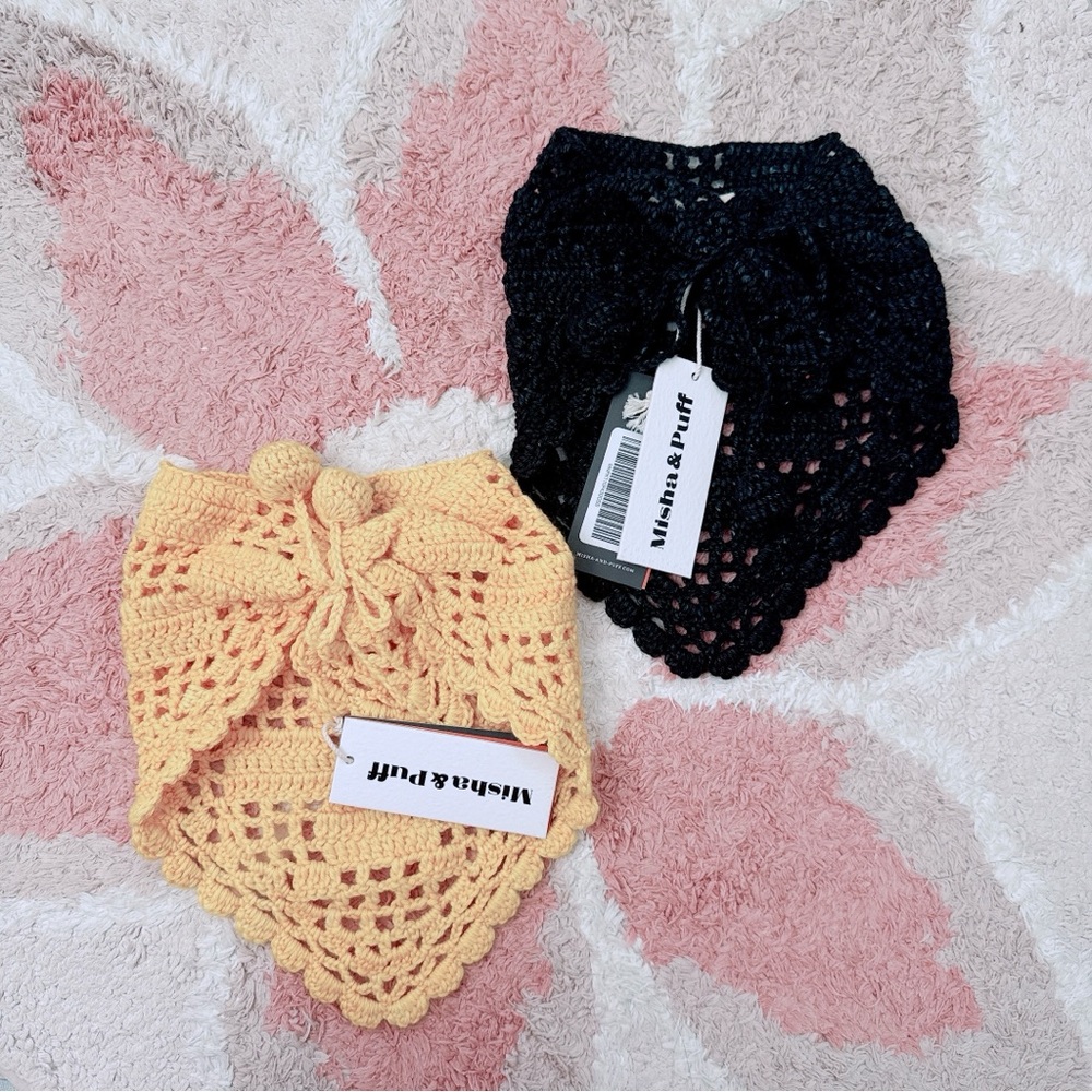 NWT Misha & Puff crochet kerchief (price for ONE)